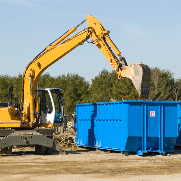 what size residential dumpster rentals are available in Calhoun County